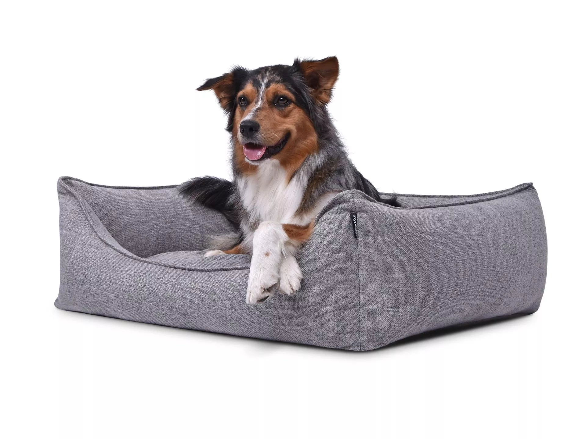 mypado Dreamer Structure Hundebett 130x110 cm Visco - Grau