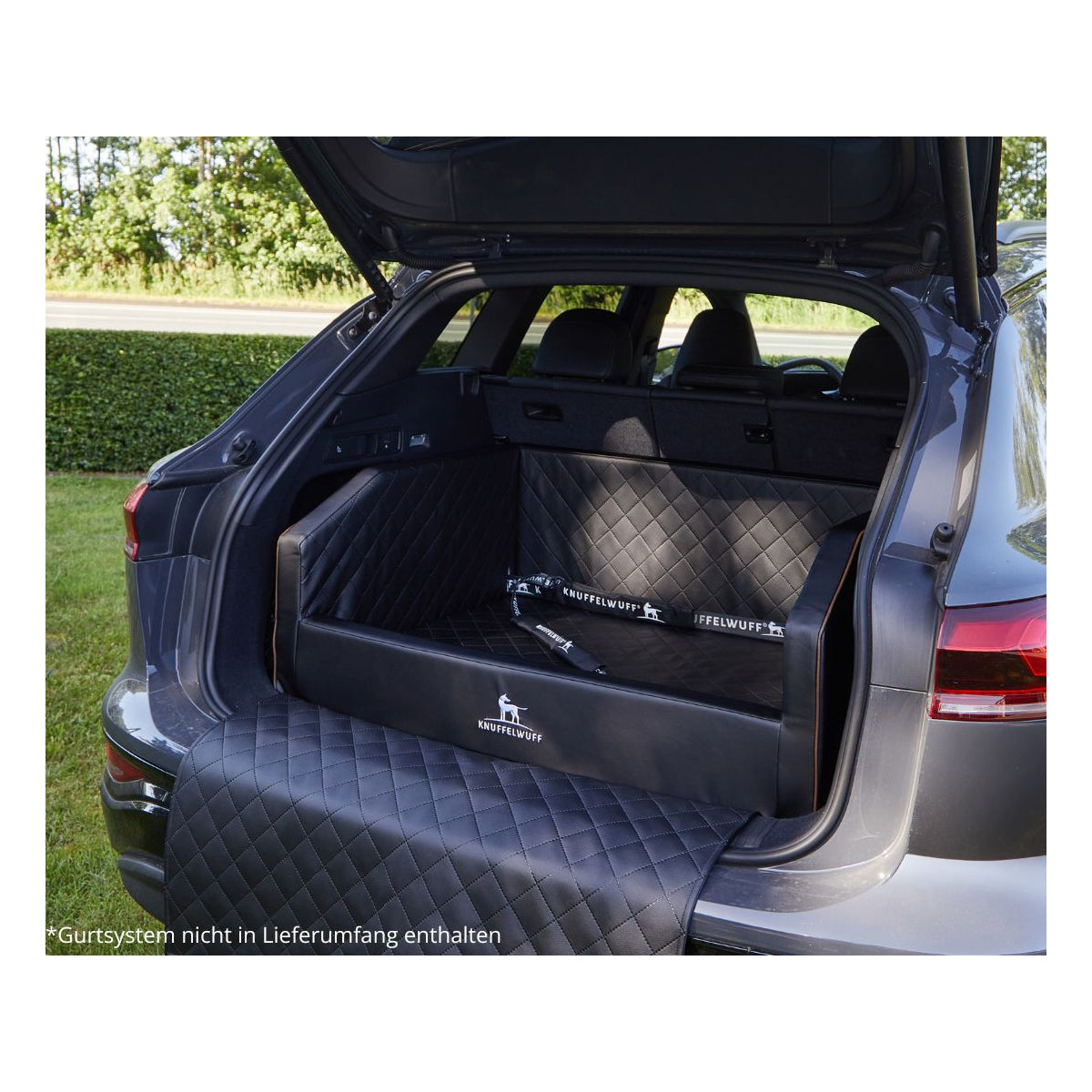 Knuffelwuff Cargo Hunde Auto Transportbox für den Kofferraum