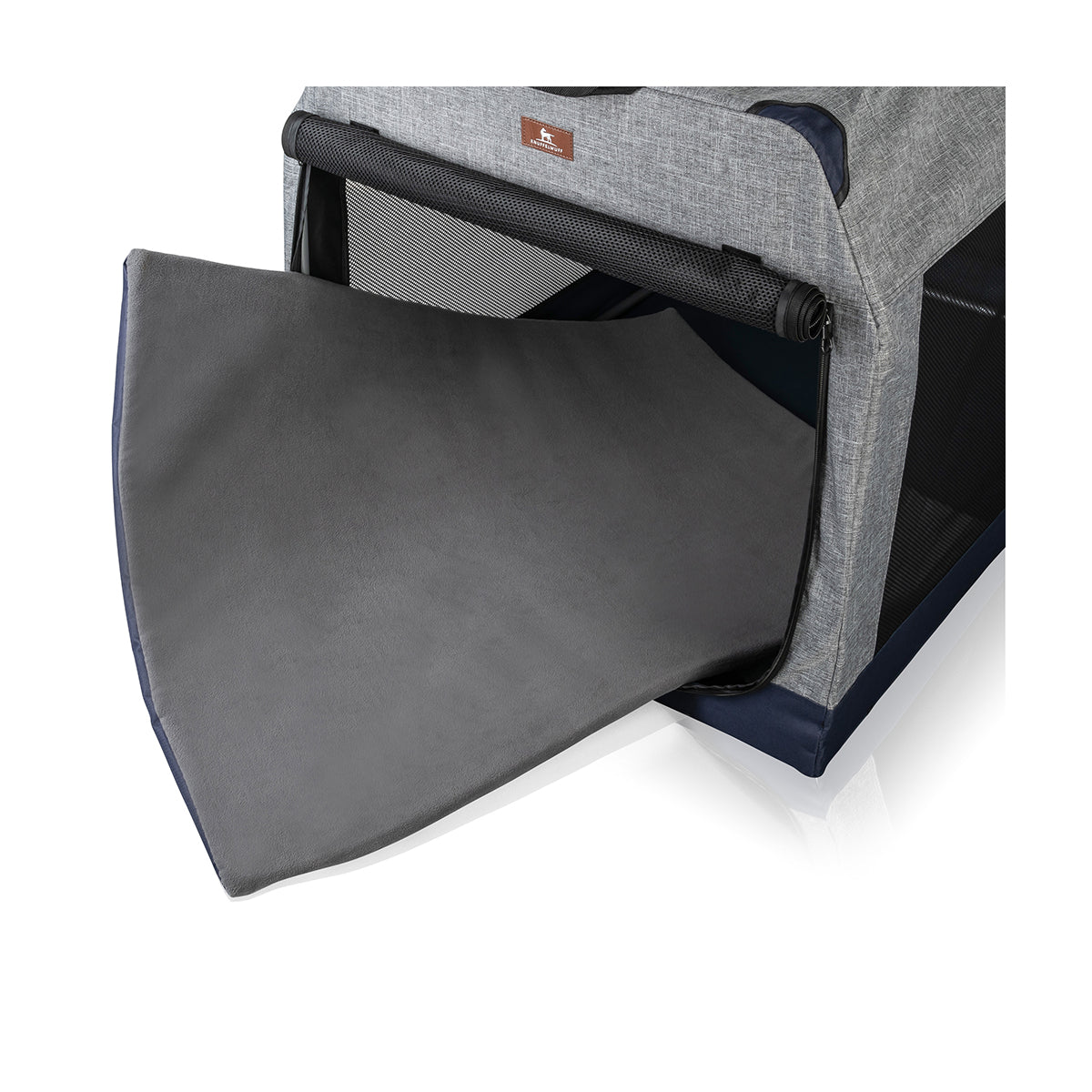 Knuffelwuff faltbare Hundebox Transportbox Denali mit Aluminiumgestell – M - 61 x 46 x 43 cm (Ansicht 4)