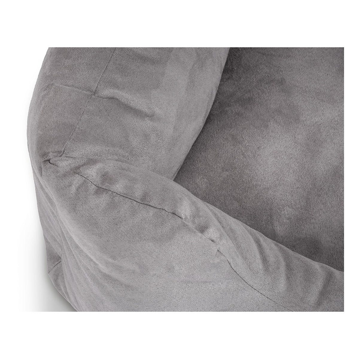 Knuffelwuff Hundebett Dreamline aus Velours Grau