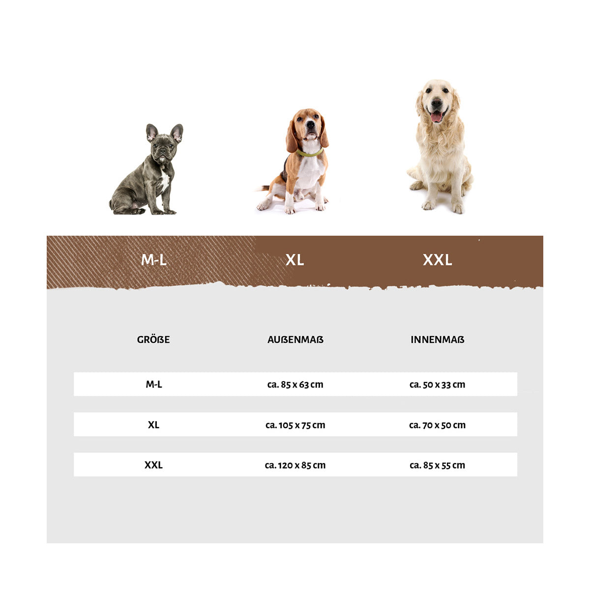 Knuffelwuff Hundebett Lotte aus Velours mit Handwebcharakter Grau