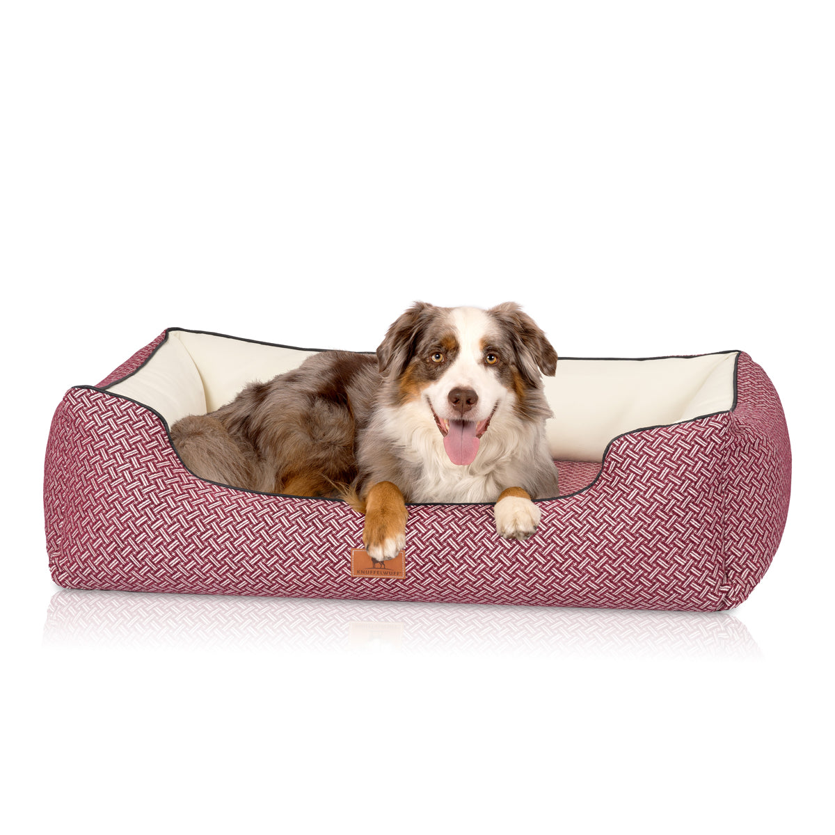 Knuffelwuff Design-Hundebett Sanford Rot XXXL