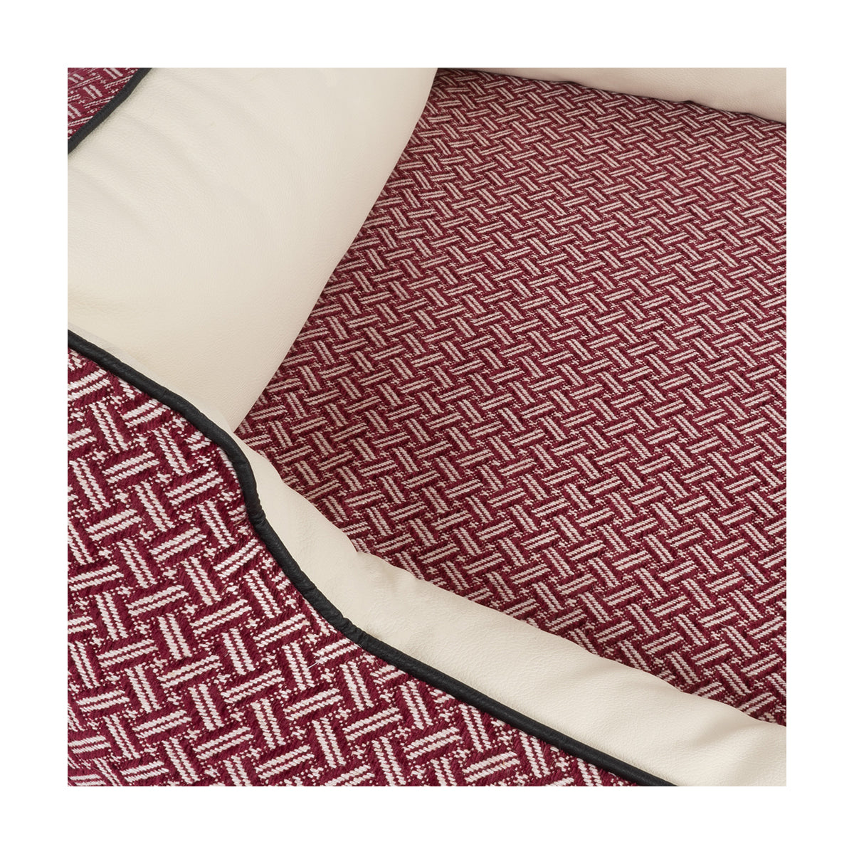 Knuffelwuff Design-Hundebett Sanford Rot