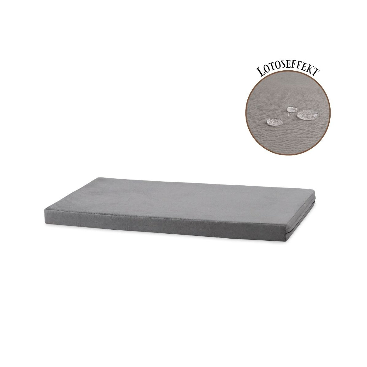 Knuffelwuff passgenaue Reisematte für Cruvado L-XL Hundeanhänger mit EasyClean Bezug
