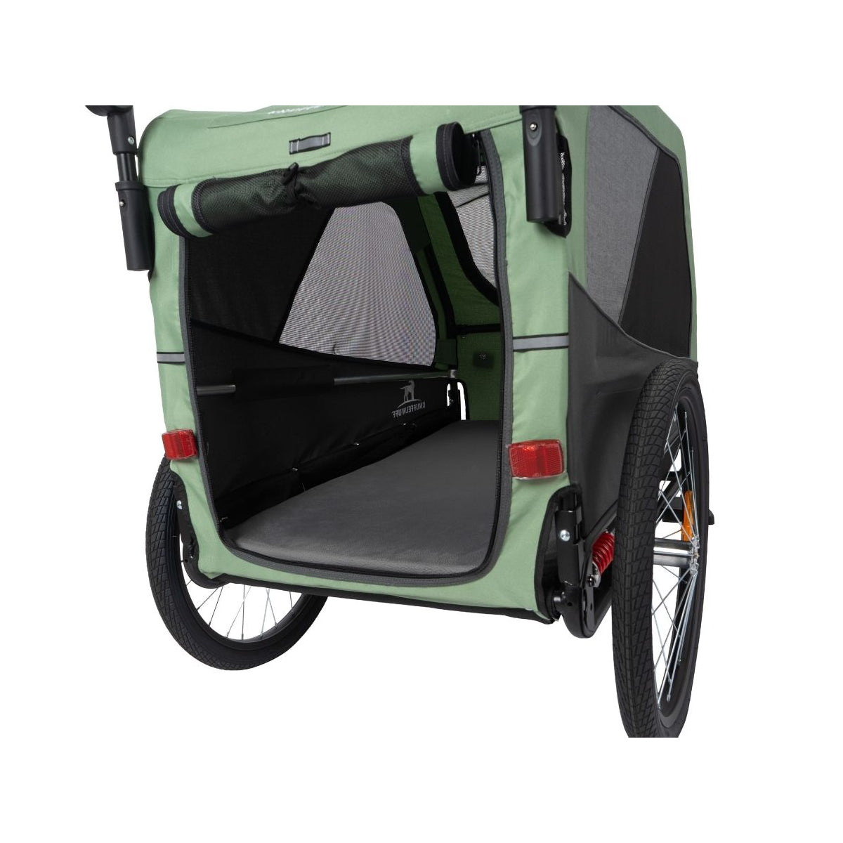 Knuffelwuff passgenaue Reisematte für Cruvado L-XL Hundeanhänger mit EasyClean Bezug