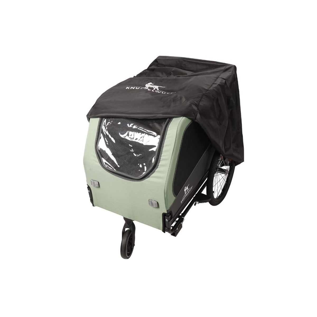 Knuffelwuff Schmutzcover Cruvado S-M - wetterfeste Abdeckplane für Fahrrad-Hundeanhänger inkl. Transportbeutel