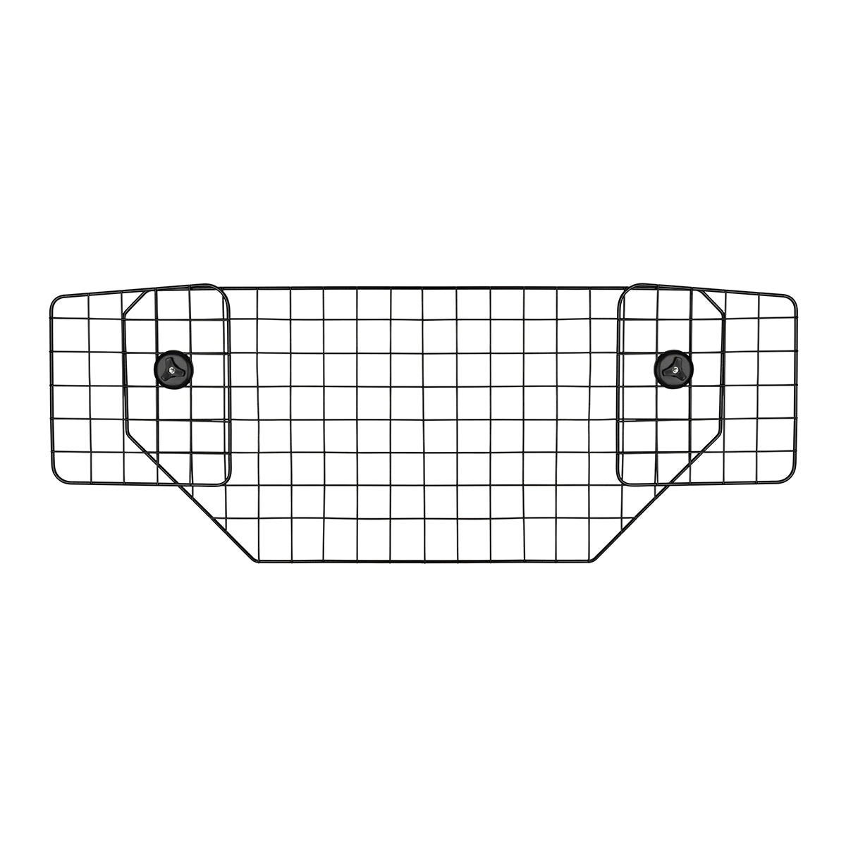 Knuffelwuff universal Kofferraum Schutzgitter Siguri mit Kopfstützen Befestigung – 90–120 cm (verstellbar)