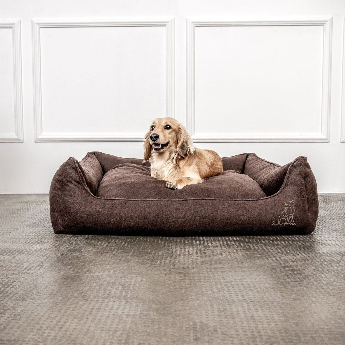 MOUNTAINDOG Hundebett Belle Dunkelbraun