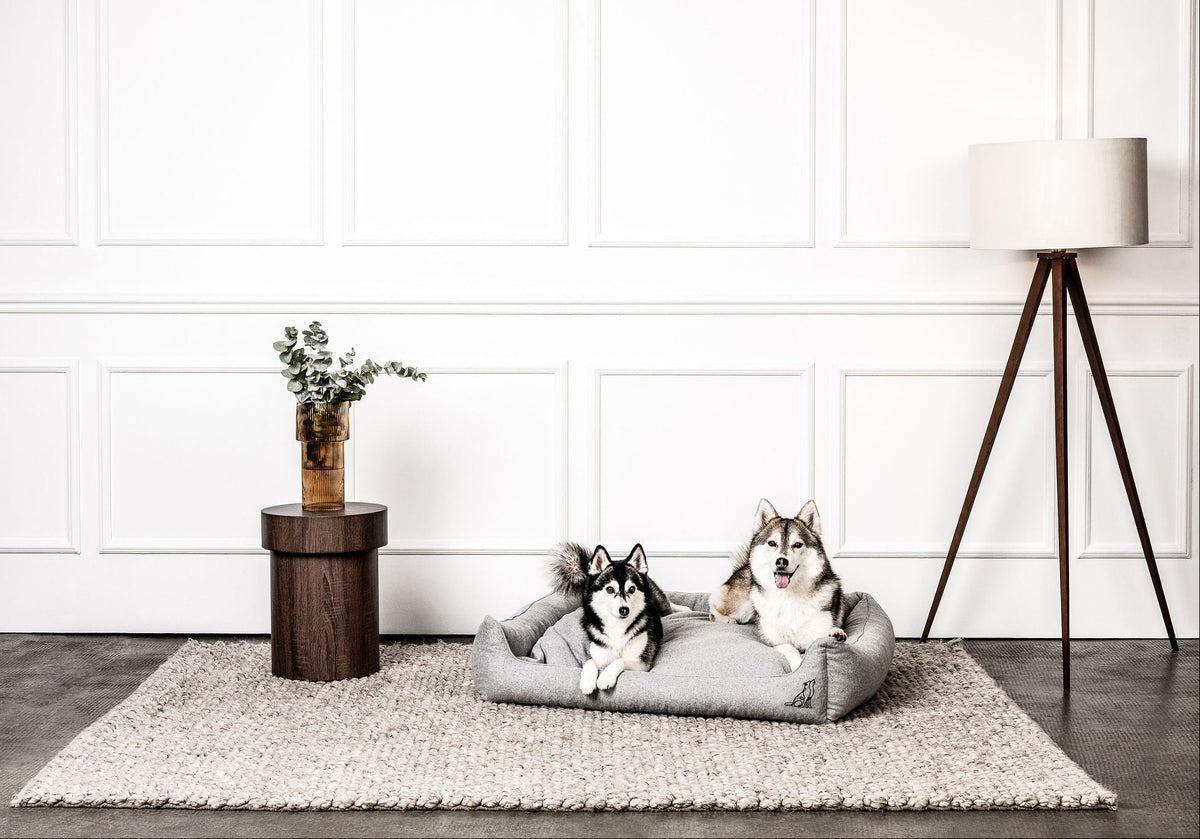 MOUNTAINDOG Hundebett Belle Hellgrau